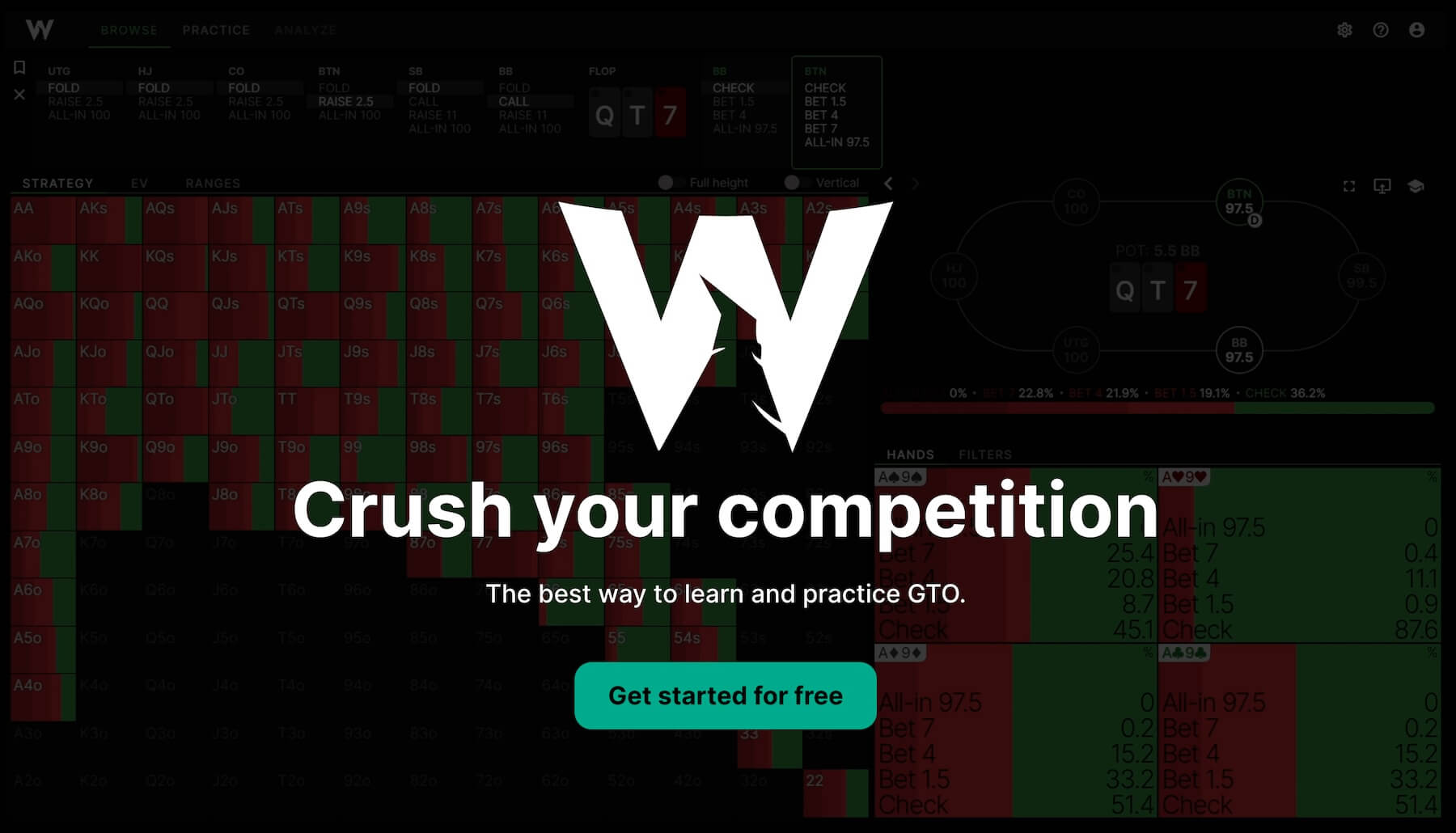 ポーカー カジノ 長野県 松本市 UTG的GTO Wizardの使い方 トレーナーモード編